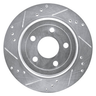 DFC® - Premium Drilled and Slotted Rear Driver Side Brake Rotor