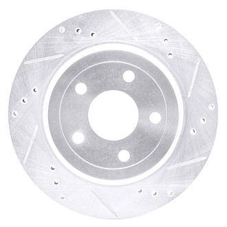 DFC® - Premium Drilled and Slotted Rear Passenger Side Brake Rotor