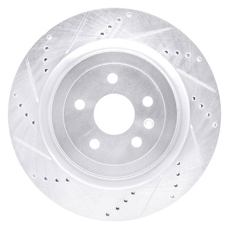 DFC® - Premium Drilled and Slotted Rear Driver Side Brake Rotor