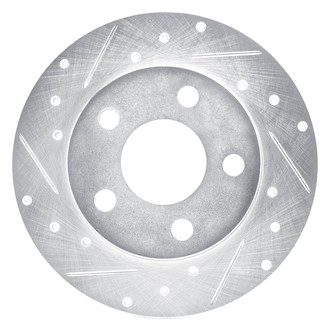 DFC® - Premium Drilled and Slotted Rear Driver Side Brake Rotor