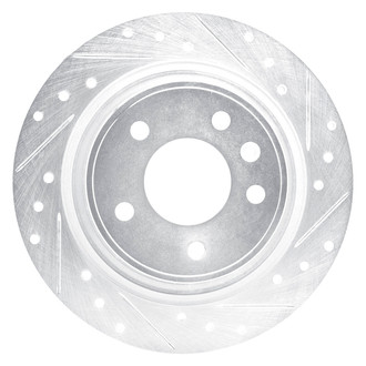 DFC® - Premium Drilled and Slotted Rear Passenger Side Brake Rotor
