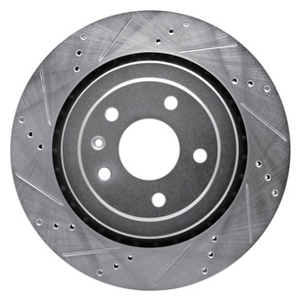 DFC® - Premium Drilled and Slotted Rear Driver Side Brake Rotor