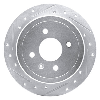 DFC® - Premium Drilled and Slotted Rear Driver Side Brake Rotor