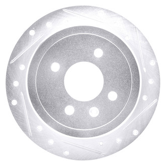 DFC® - Premium Drilled and Slotted Rear Passenger Side Brake Rotor