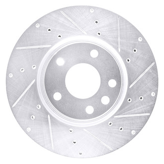 DFC® - Premium Drilled and Slotted Front Passenger Side Brake Rotor