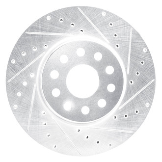 DFC® - Premium Drilled and Slotted Front Passenger Side Brake Rotor