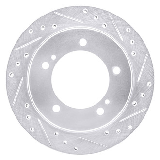 DFC® - Premium Drilled and Slotted Front Passenger Side Brake Rotor