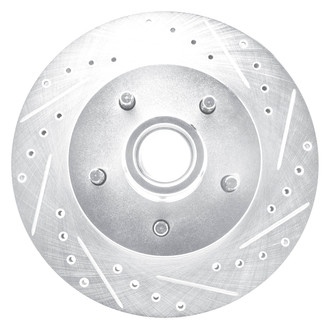 DFC® - Premium Drilled and Slotted Front Passenger Side Brake Rotor