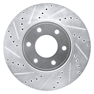 DFC® - Premium Drilled and Slotted Front Driver Side Brake Rotor