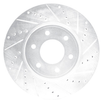 DFC® - Premium Drilled and Slotted Front Passenger Side Brake Rotor
