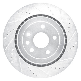 DFC® - Premium Drilled and Slotted Rear Passenger Side Brake Rotor