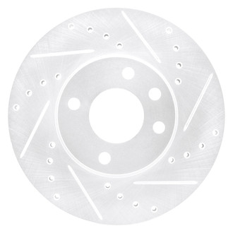 DFC® - Premium Drilled and Slotted Front Passenger Side Brake Rotor