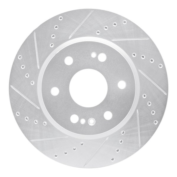 DFC® - Premium Drilled and Slotted Front Brake Rotor