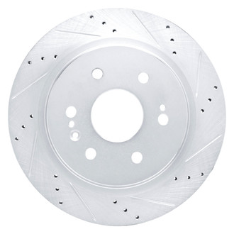 DFC® - Premium Drilled and Slotted Rear Passenger Side Brake Rotor