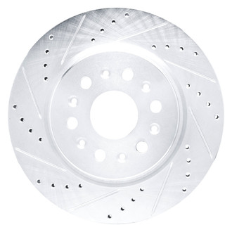 DFC® - Premium Drilled and Slotted Rear Driver Side Brake Rotor