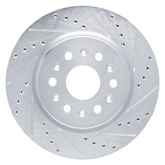 DFC® - Premium Drilled and Slotted Rear Passenger Side Brake Rotor
