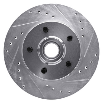 DFC® - Premium Drilled and Slotted Front Passenger Side Brake Rotor