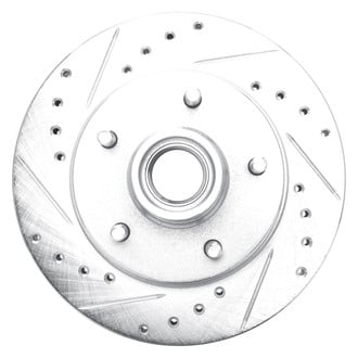 DFC® - Premium Drilled and Slotted Front Driver Side Brake Rotor