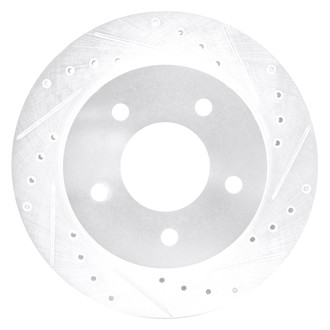 DFC® - Premium Drilled and Slotted Front Passenger Side Brake Rotor