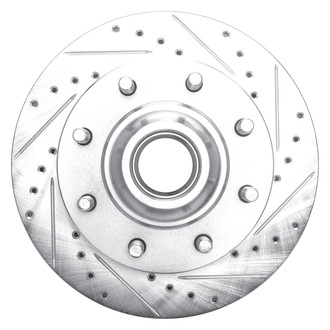 DFC® - Premium Drilled and Slotted Front Passenger Side Brake Rotor