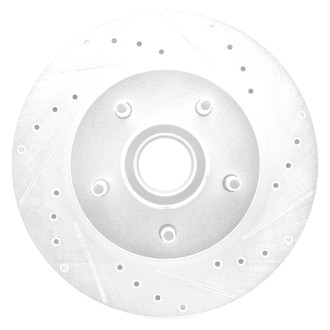 DFC® - Premium Drilled and Slotted Front Passenger Side Brake Rotor