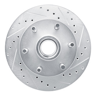 DFC® - Premium Drilled and Slotted Front Passenger Side Brake Rotor