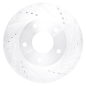 DFC® - Premium Drilled and Slotted Front Passenger Side Brake Rotor