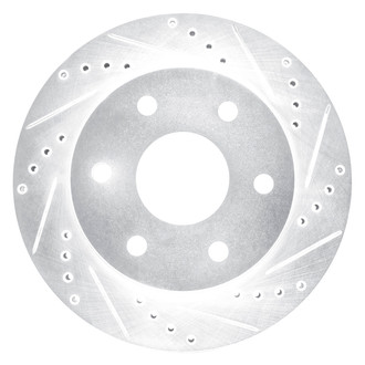DFC® - Premium Drilled and Slotted Front Passenger Side Brake Rotor