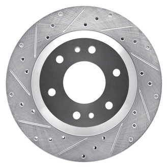 DFC® - Premium Drilled and Slotted Front Driver Side Brake Rotor