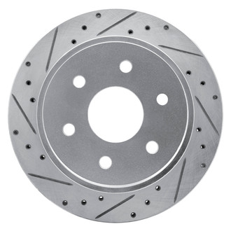 DFC® - Premium Drilled and Slotted Rear Driver Side Brake Rotor