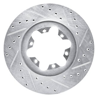 DFC® - Premium Drilled and Slotted Front Passenger Side Brake Rotor