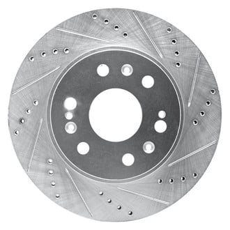 DFC® - Premium Drilled and Slotted Front Passenger Side Brake Rotor