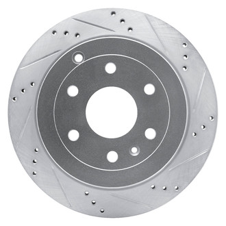 DFC® - Premium Drilled and Slotted Rear Passenger Side Brake Rotor