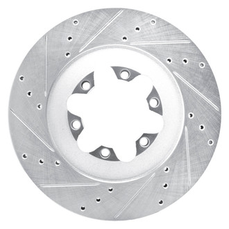 DFC® - Premium Drilled and Slotted Front Driver Side Brake Rotor