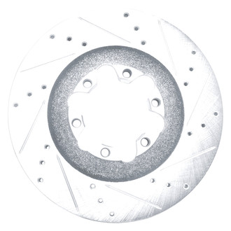 DFC® - Premium Drilled and Slotted Front Passenger Side Brake Rotor