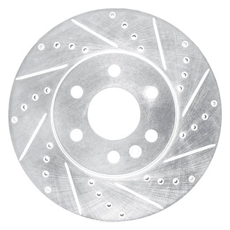 DFC® - Premium Drilled and Slotted Front Passenger Side Brake Rotor