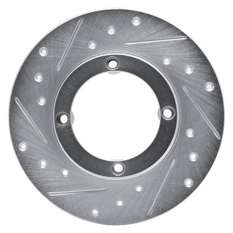 DFC® - Premium Drilled and Slotted Front Driver Side Brake Rotor