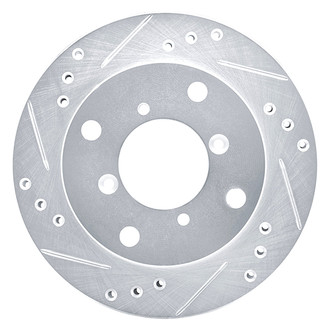 DFC® - Premium Drilled and Slotted Front Driver Side Brake Rotor