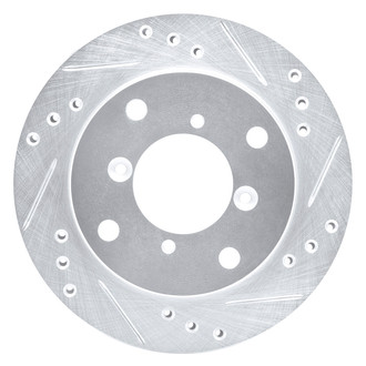 DFC® - Premium Drilled and Slotted Front Passenger Side Brake Rotor