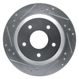DFC® - Premium Drilled and Slotted Rear Driver Side Brake Rotor