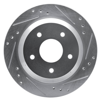 DFC® - Premium Drilled and Slotted Rear Passenger Side Brake Rotor
