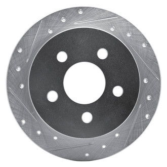 DFC® - Premium Drilled and Slotted Rear Driver Side Brake Rotor
