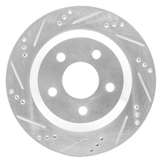DFC® - Premium Drilled and Slotted Rear Driver Side Brake Rotor