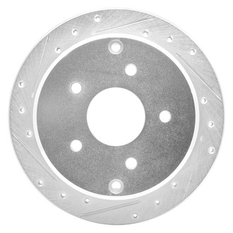 DFC® - Premium Drilled and Slotted Rear Driver Side Brake Rotor