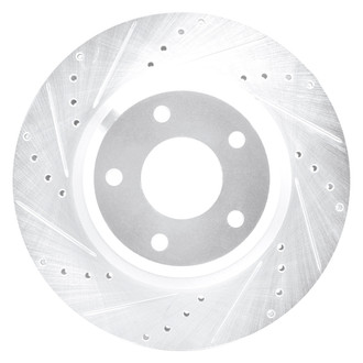DFC® - Premium Drilled and Slotted Front Driver Side Brake Rotor