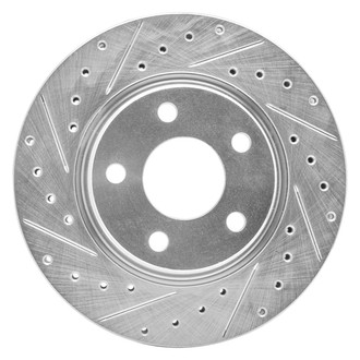 DFC® - Premium Drilled and Slotted Front Driver Side Brake Rotor