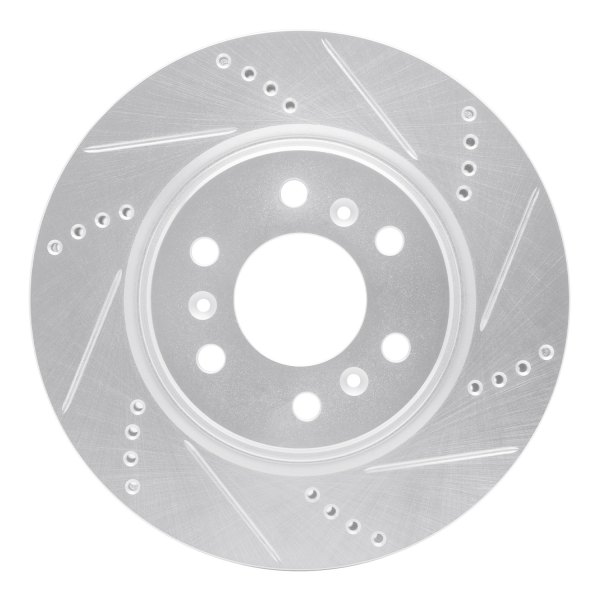 DFC® - Premium Drilled and Slotted Front Brake Rotor