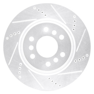 DFC® - Premium Drilled and Slotted Front Passenger Side Brake Rotor