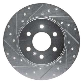 DFC® - Premium Drilled and Slotted Rear Driver Side Brake Rotor