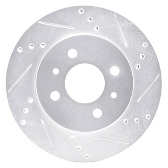 DFC® - Premium Drilled and Slotted Front Passenger Side Brake Rotor